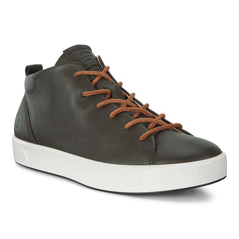 Men Boots Ecco Soft 8 M - Sneakers Green - India MHYROZ013